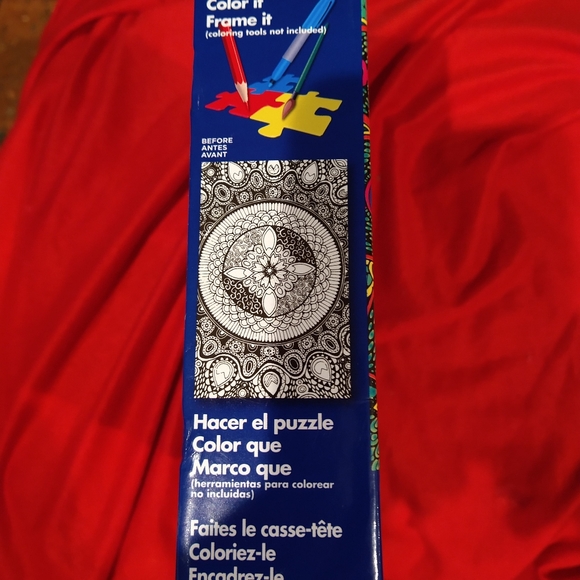 New Mandalas Color A Puzzle, 500 Pieces - Picture 3 of 3